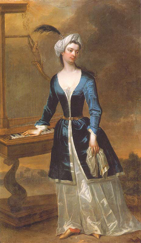 Lady Mary Wortley Montagu Standing by a Clavicytherium
